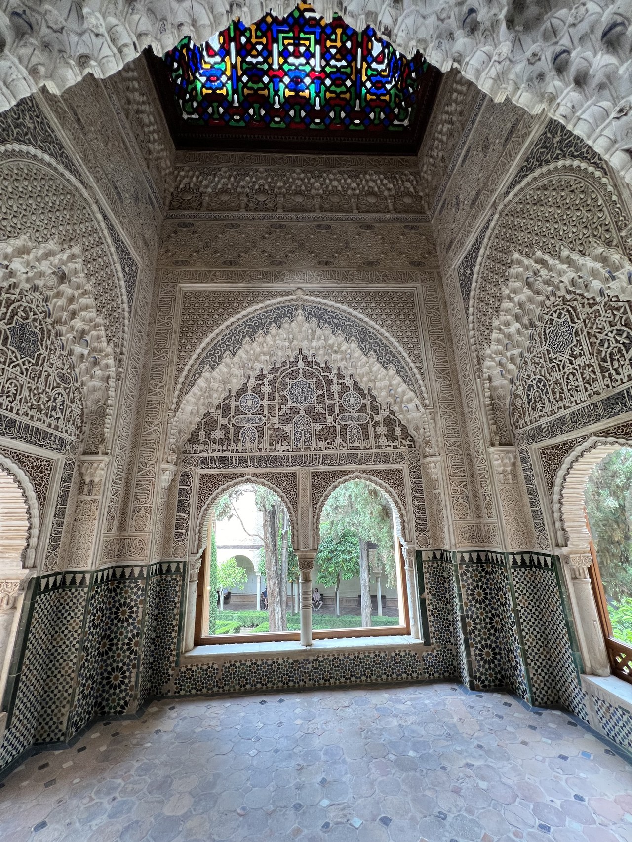 The Patio de los Arrayanes in the Nasrid palaces